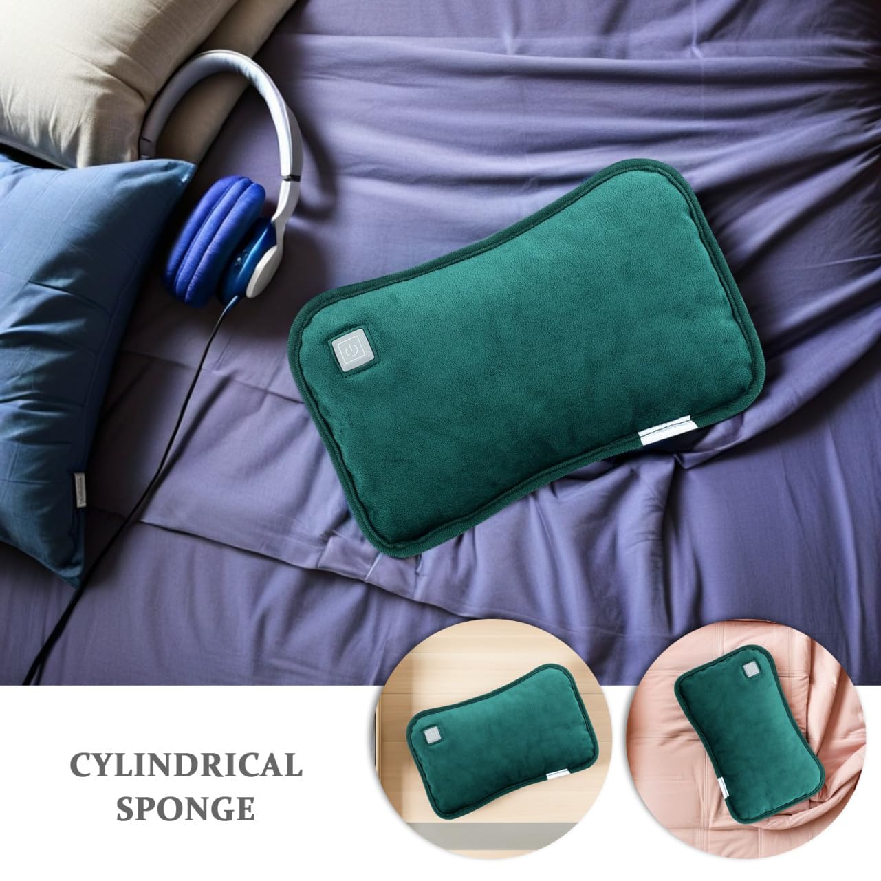 Toyvian Scaldino Mani Elettrico Portatile Grafene e Panno Antistatico Ricaricabile USB per Viaggio e Shopping Riscaldamento Sicuro senza Acqua