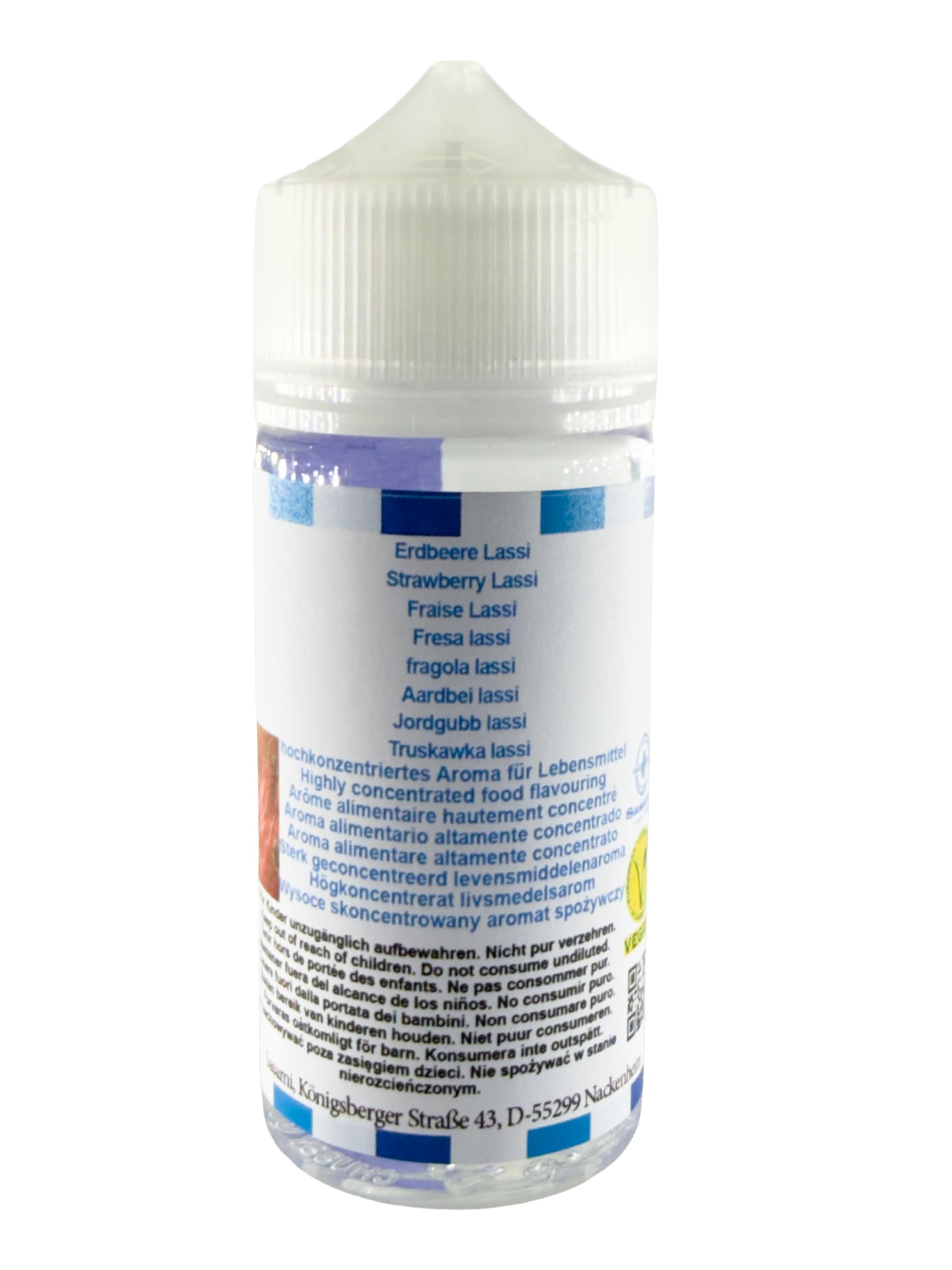 Fresa lassi aroma concentrado - Vegano - Sasami - 100ml