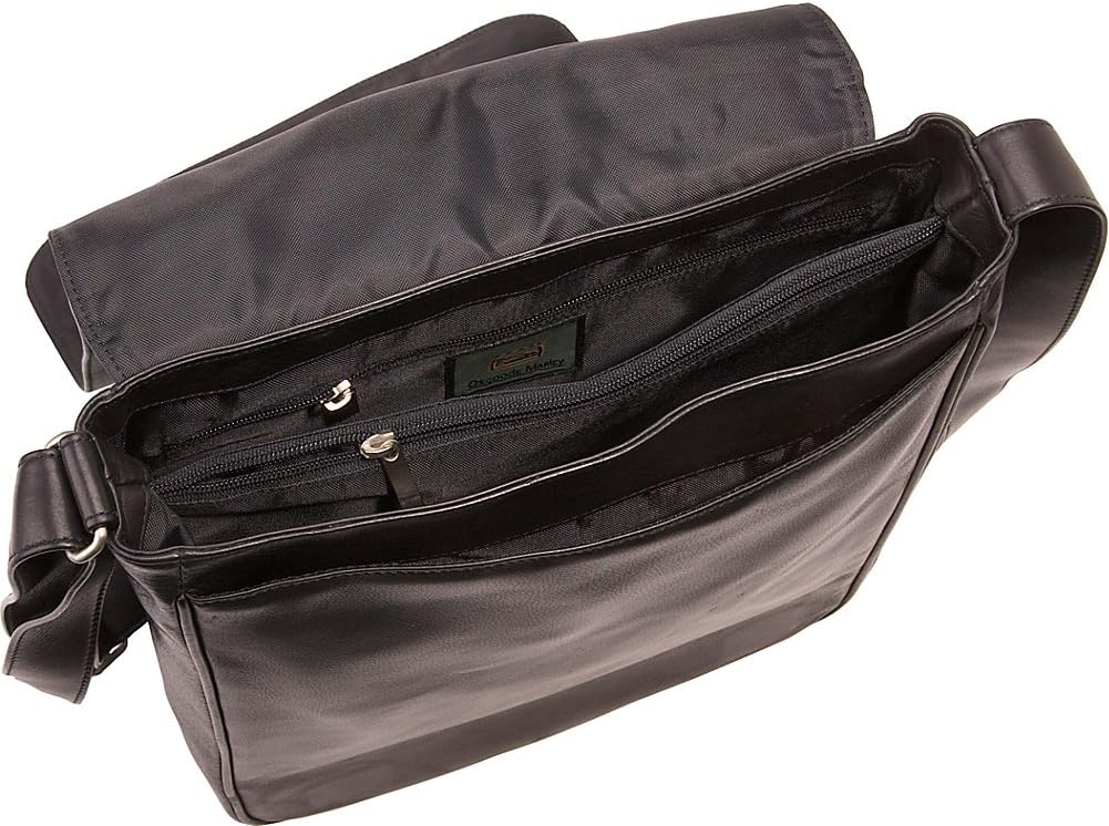 Osgoode Marley Cashmere European Messenger Bag (Black)