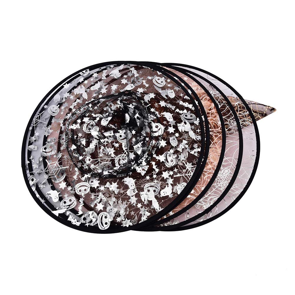 Lovelegis Witch's Hat, Transparent, Carnival, Halloween, Women, Men, Pumpkins, Cats, Accessories, Fancy Dress - Image 3