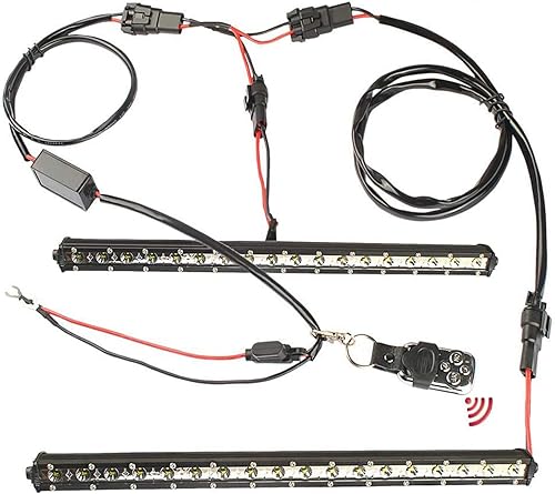 Miniatura 7 de Interruptor de control remoto de barra de luz LED interruptor remoto de arnés de cableado de relé controlador inalámbrico encendidoapagado