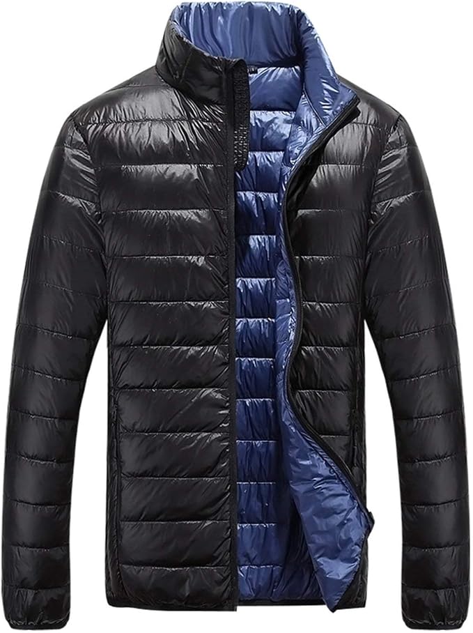 Amazon.com: Xiao-Jing Chaquetas de plumón de pato para hombre, abrigo de  otoño e invierno para hombre, chaqueta ligera de plumón de pato para  hombre, Moderno, XL : Ropa, Zapatos y Joyería