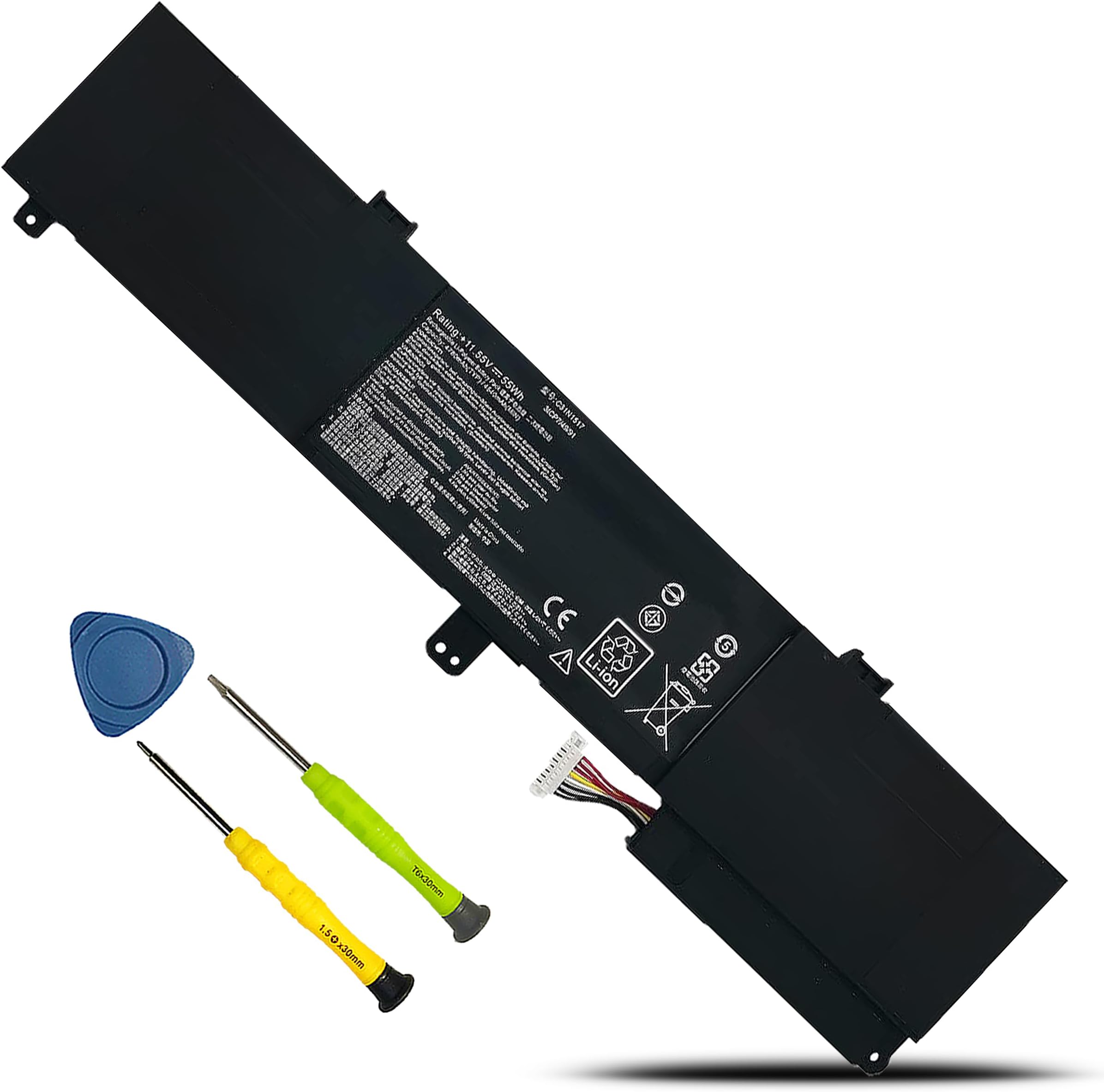 42Wh B31N1822 Batterie pour ASUS ZenBook Flip 14 UM462 UX462 UX462D UX462DA UM462D UM462DA Q406 Q406D Q406DA UM462DA-AI012T UM462DA-AI022T UM462DA-AI023T UM462DA-AI017T UM462DA-AI028T UM462DA-AI037T