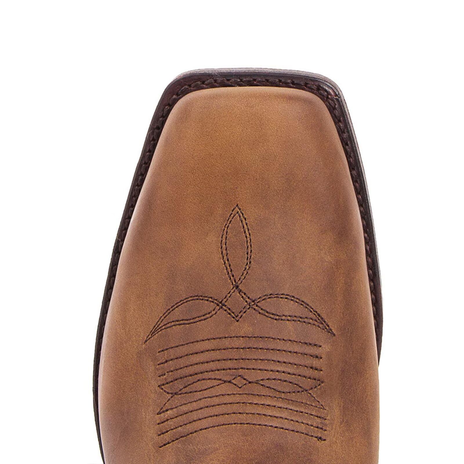 Stivali da cowboy occidentali da uomo alla moda a punta tacco alto ricamato durevole stivali da lavoro tradizionali stivali country