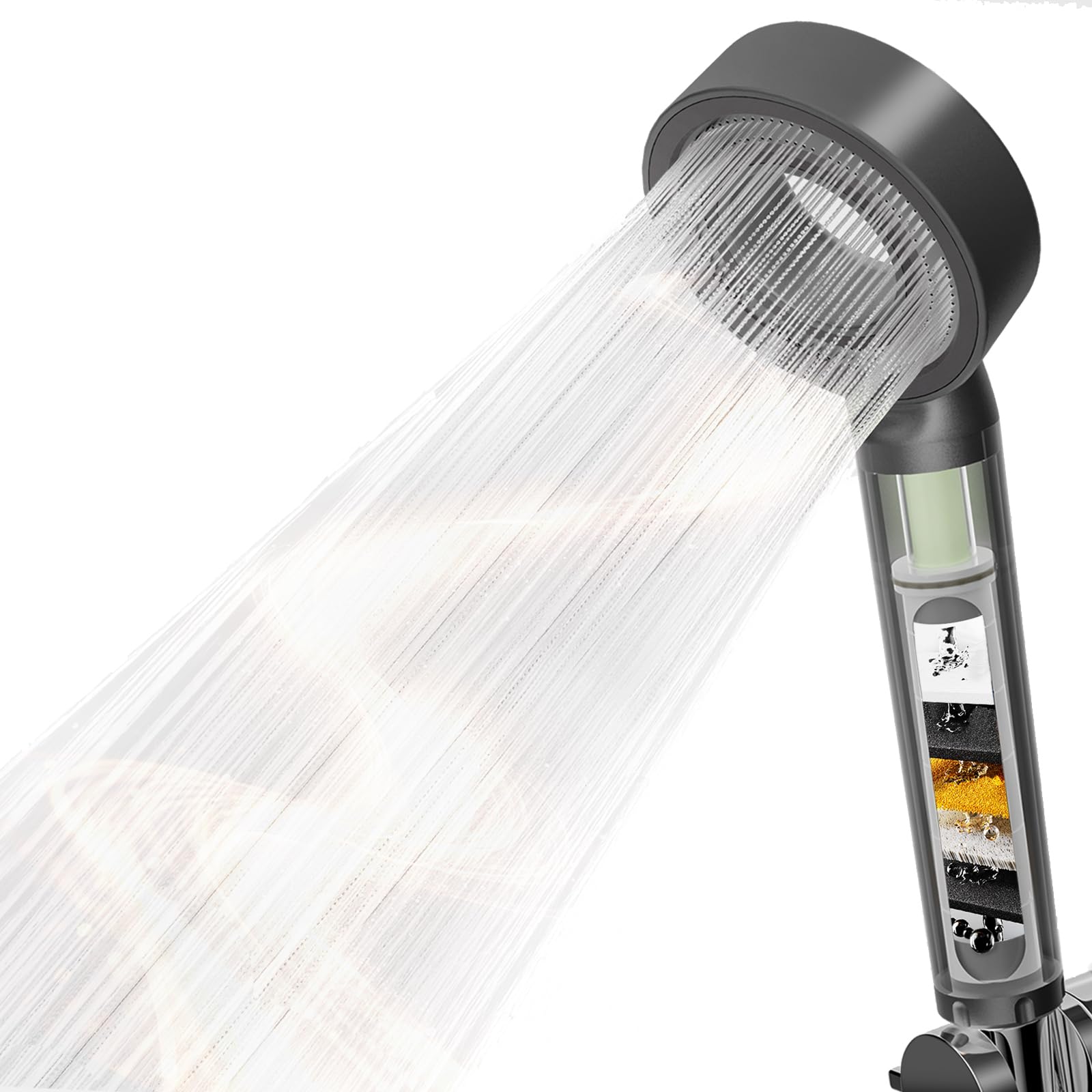 Handheld Shower Head with Filter - High Pressure Vitamin C