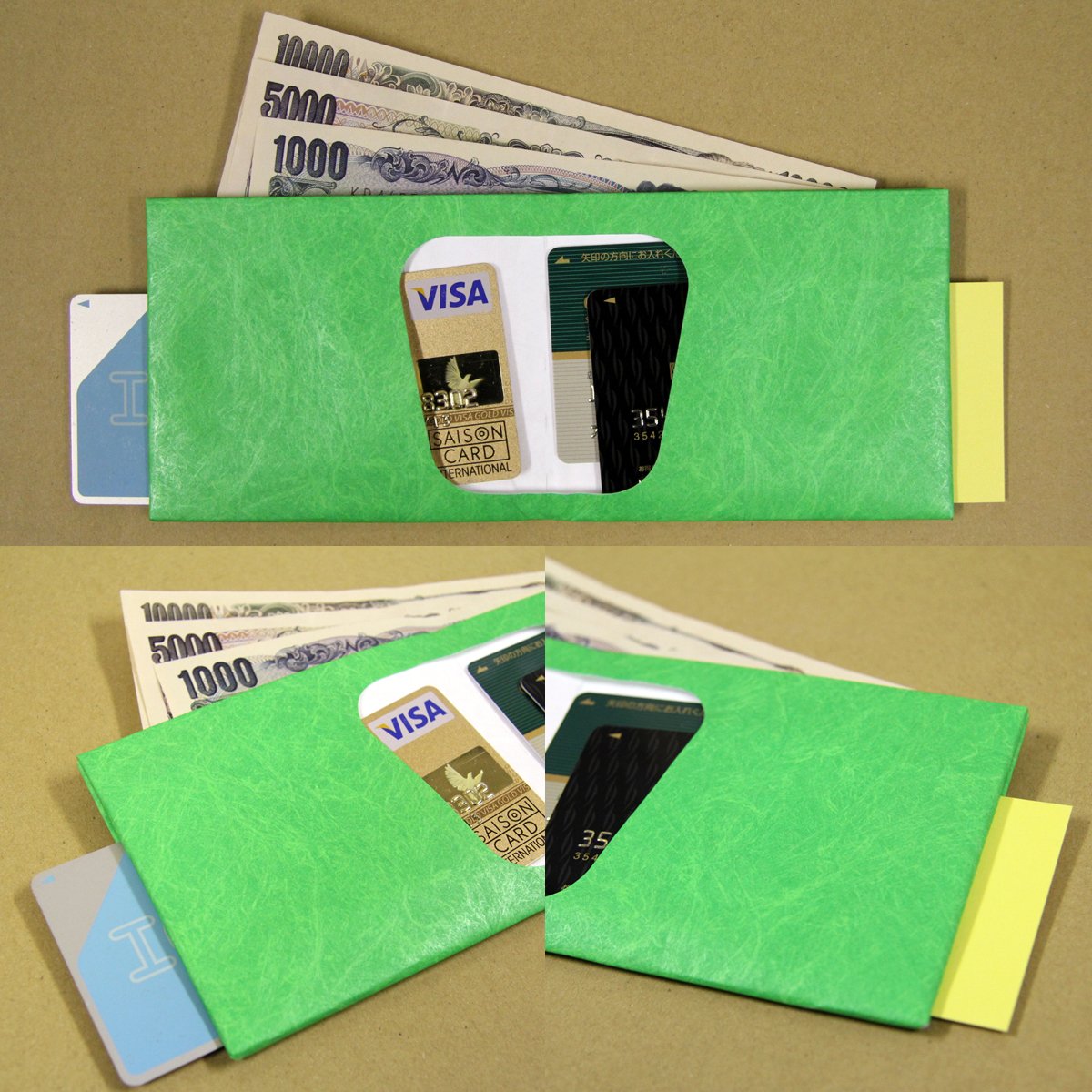 Amazon | LIXTICK【 PAPER WALLET 】ペーパーウォレット (Cow) | LIXTICK | 生活雑貨