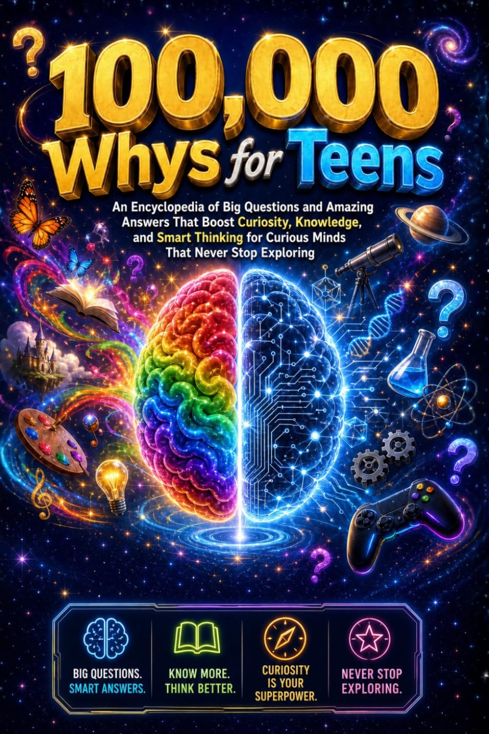 100,000 Whys Book for Teens: An Encyclopedia of Big Questions and Amazing Answers That Boost Curiosity, Knowledge, and Smart Thinking for Curious Minds That Never Stop Wondering