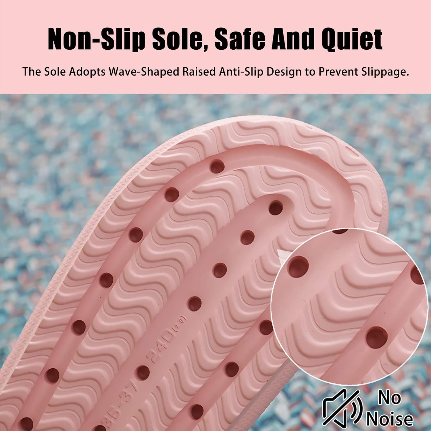 rosyclo Cloud Slippers for Women and Men, Pillow House Slippers Shower Shoes Indoor Slides Bathroom Sandals, Ultimate Comfort, Lightweight, Thick Sole, Non-Slip, Easy to Clean - Image 5