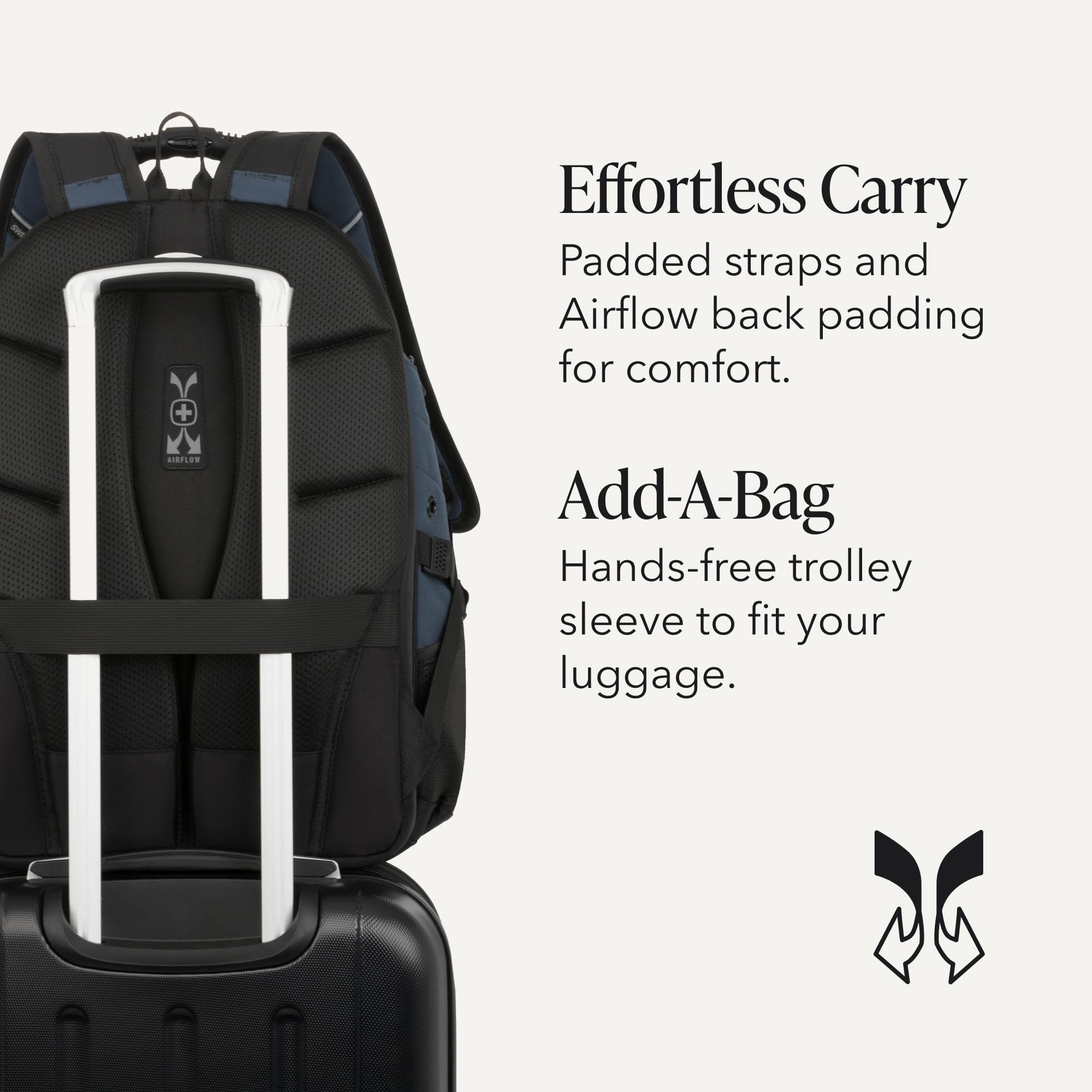 SWISSGEAR 1900 ScanSmart Laptop Backpack, Fits Most 17-Inch Laptops, TSA-Friendly Lay-Flat Design, RFID Protection, and Tablet Pocket, Black, 31L, 18.5-Inch view 6