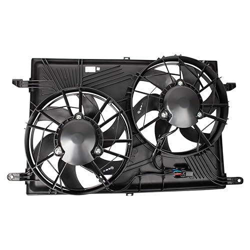 Vista 540 de TRQ Conjunto de ventilador de refrigeración dual compatible con Infiniti EX35 2009 FX35 FX50 2007-2008 G35 2008-2013 G37 2012-2013 M35h 2014-2015