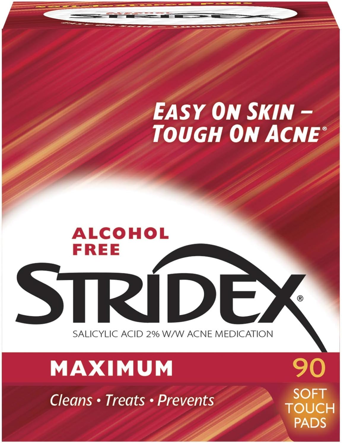 Stri-Dex Med Pads Size, 90 Count