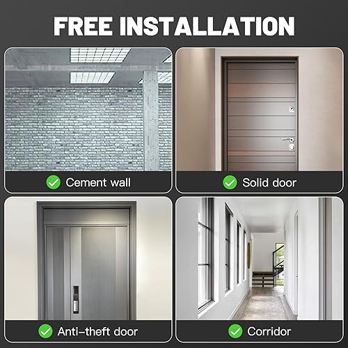 Miniatura 8 de Barra de dominadas telescópica ajustable para marco de puerta con agarre acolchado y base antideslizante, equipo portátil de entrenamiento de fuerza