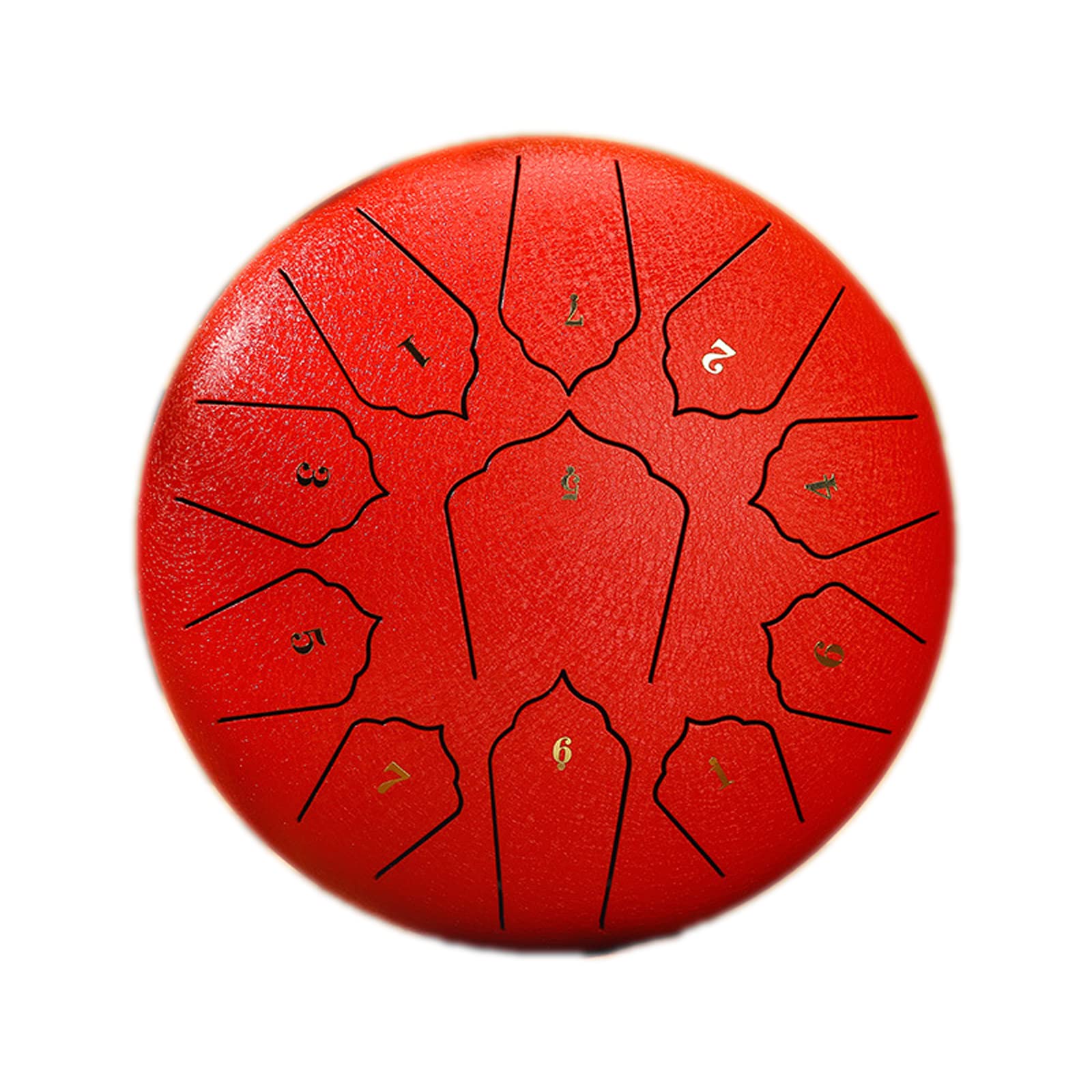 Tambour éthéré Tambour de 10 Pouces Tambour de Langue en Acier 11 Tons Vide Batteur Disque Instrument de Percussion