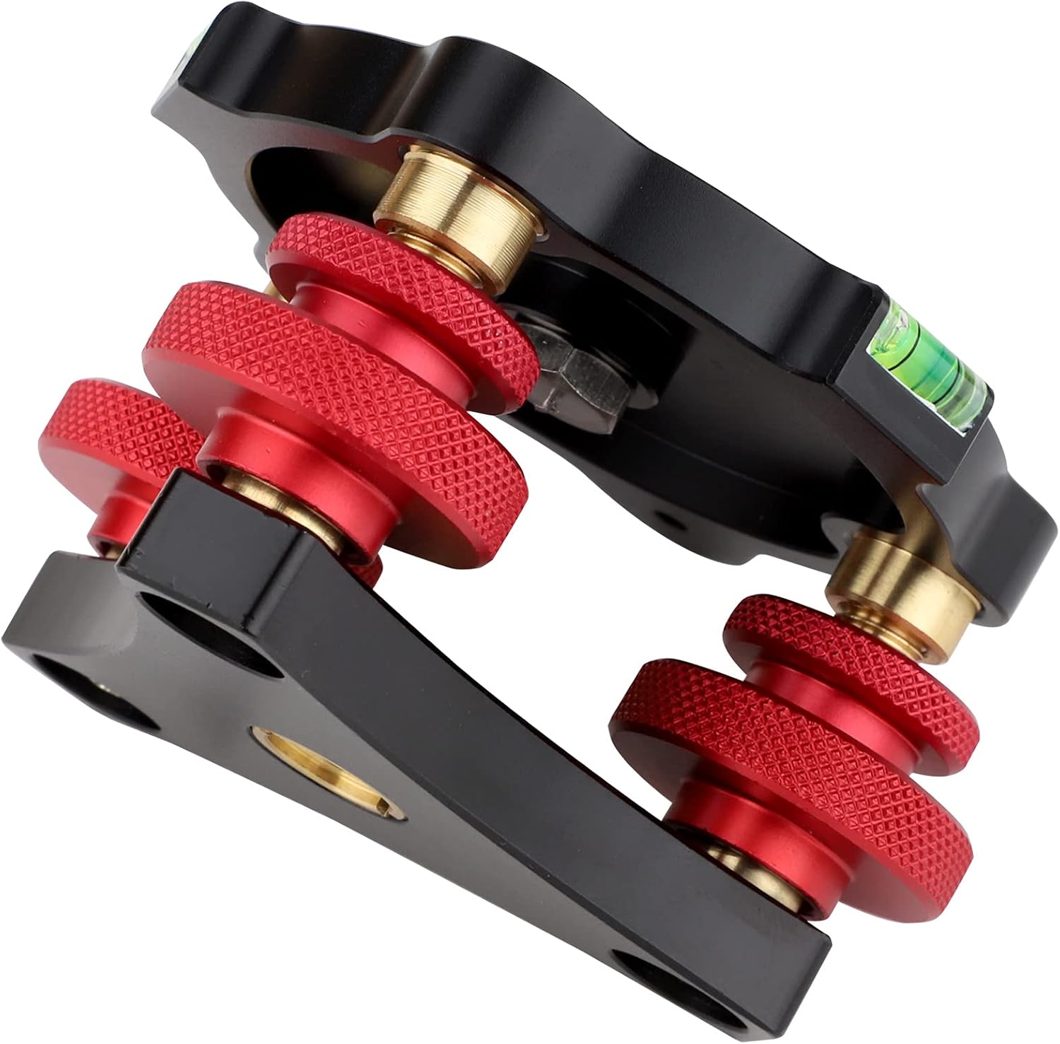 Camera Leveler,Tri-Wheel Leveling Base for Macro Photography with +/-5 Degree Precision Adjustment for Panoramic Head Ball Head Video Head Tripod