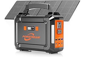 POWSTREAM Portable Solar Generator for Camping