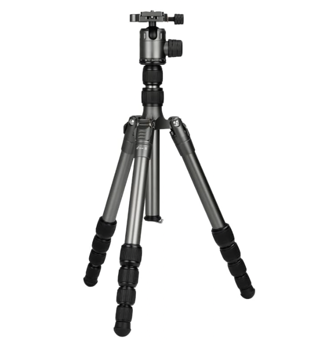 REFLEX CAMERA TLS-TP431 Compact Aluminum Travel Tripod, 360° Ball Head - View #6
