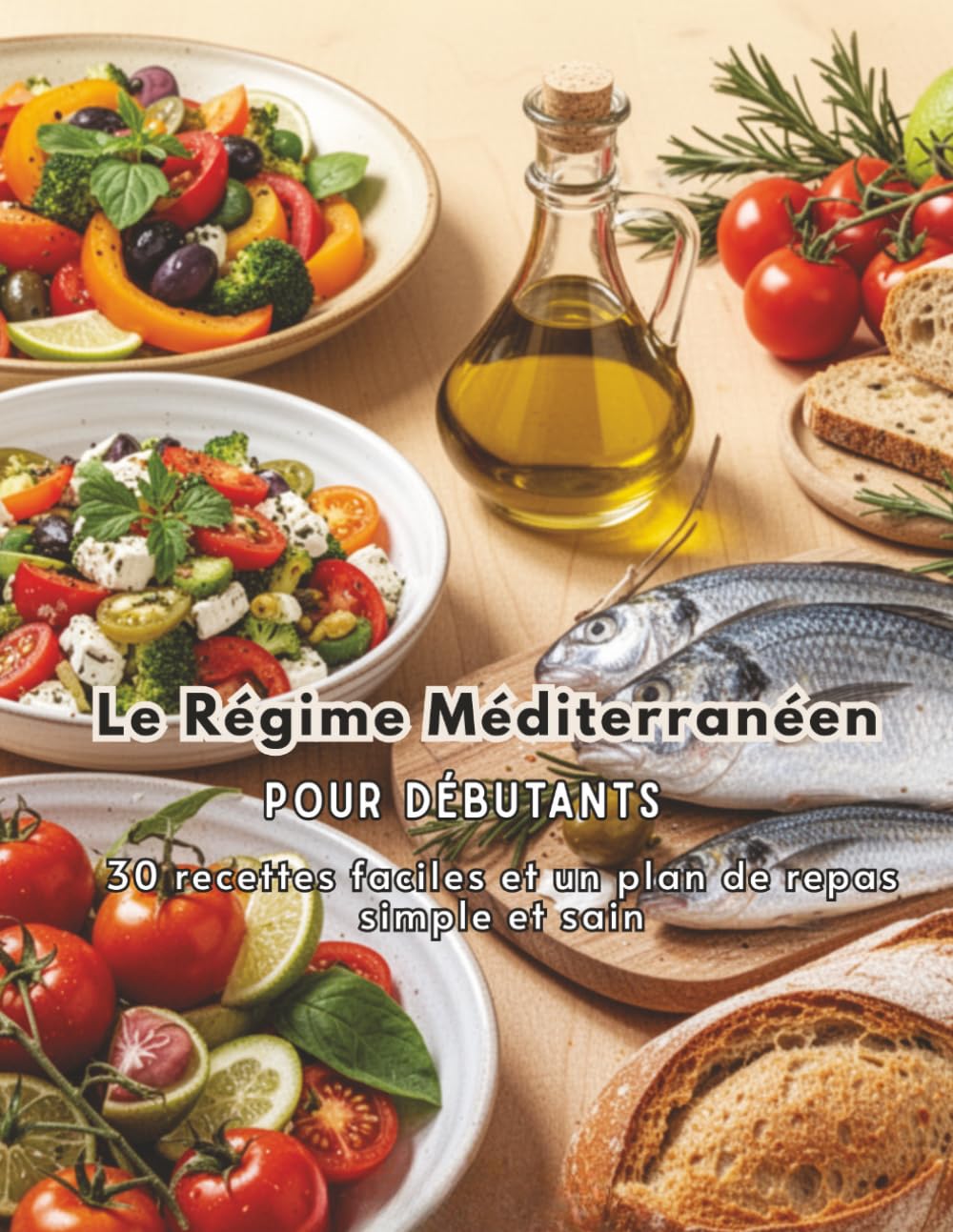Le Régime Méditerranéen pour Débutants: 30 recettes faciles et un plan de repas simple et sain