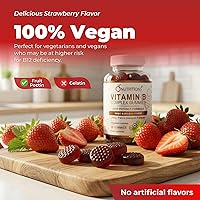 Vista 2 de O Nutritions Gomitas veganas complejas de vitamina B con vitamina B12, B7 como biotina, B6, B3 como niacina, B5, B6, B8, B9 como folato