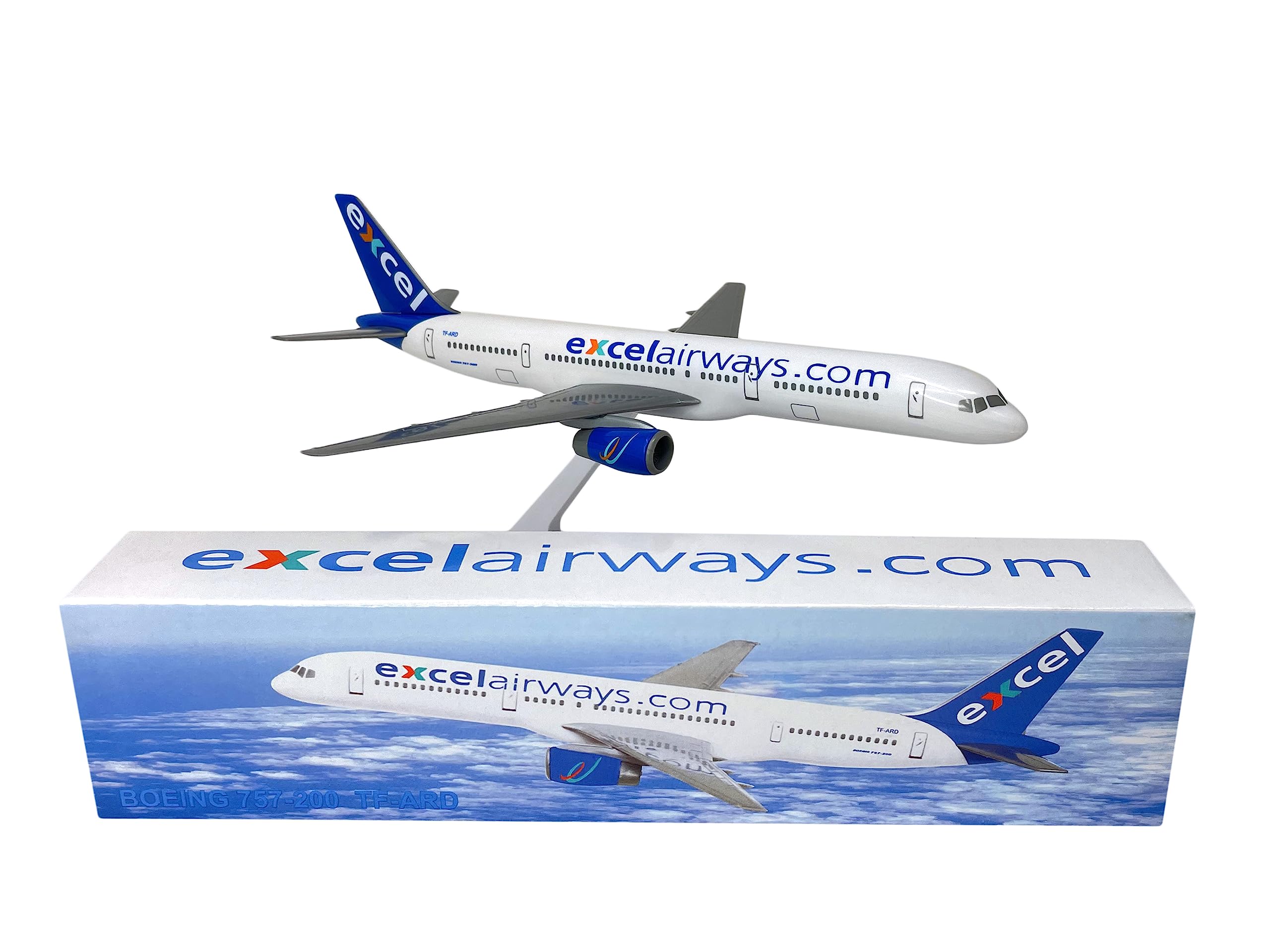 Amazon.com: Flight Miniatures Excel Airways 757-200 1:200 Scale