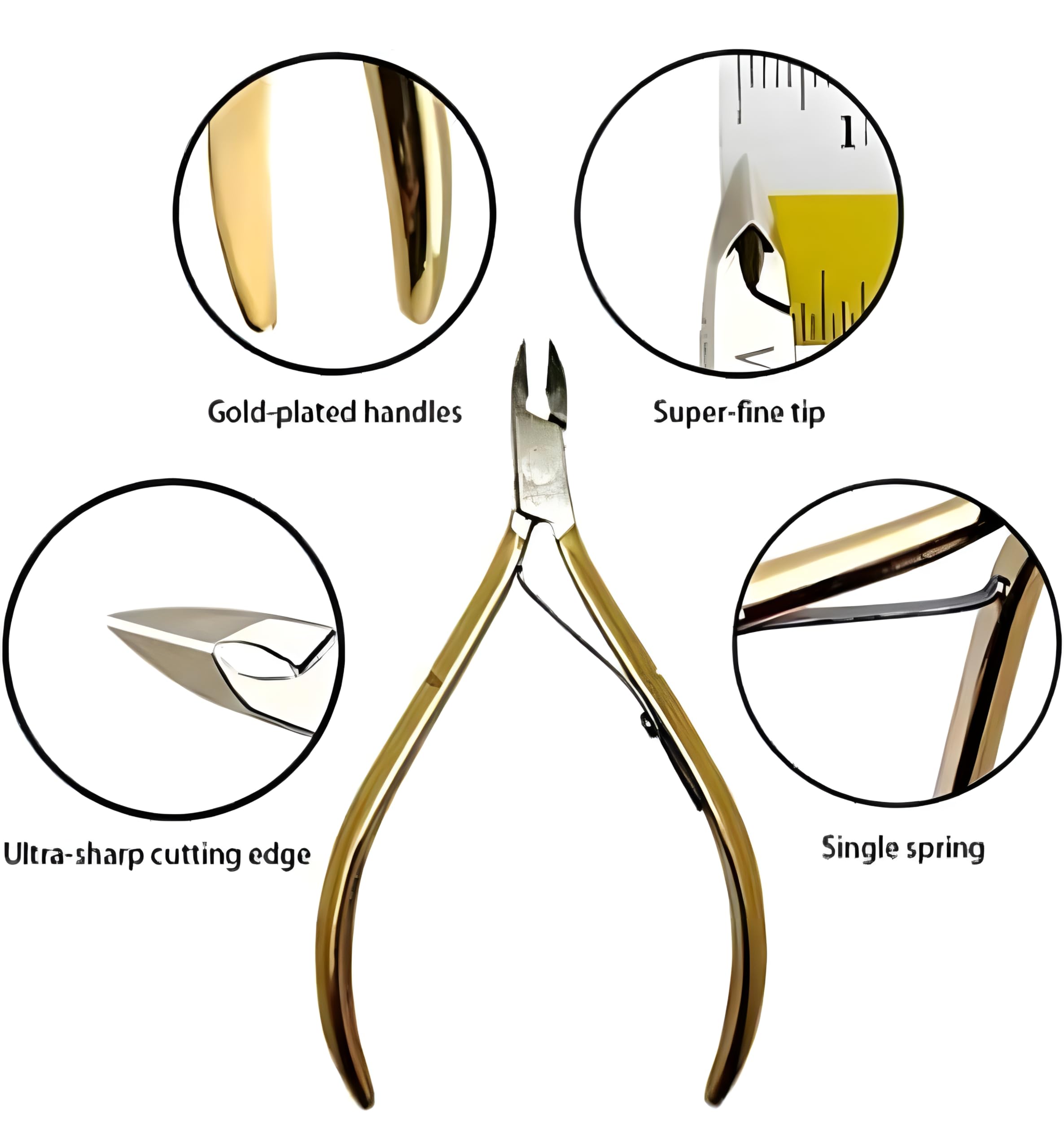 Trendy Look Professional Cuticle Cutter/Cuticle Clipper/Trimmer For Unisex (CC-02) - Image 2 thumbnail