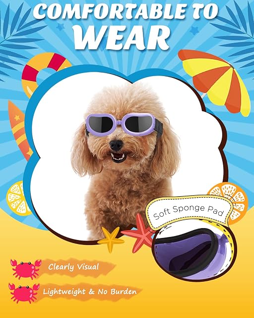 Foto 4 de 8 de Lewondr Gafas de Sol para Mascotas