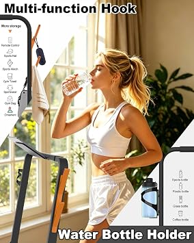 Walking Pad Handle Bar Only with Tablet Holder & Hooks