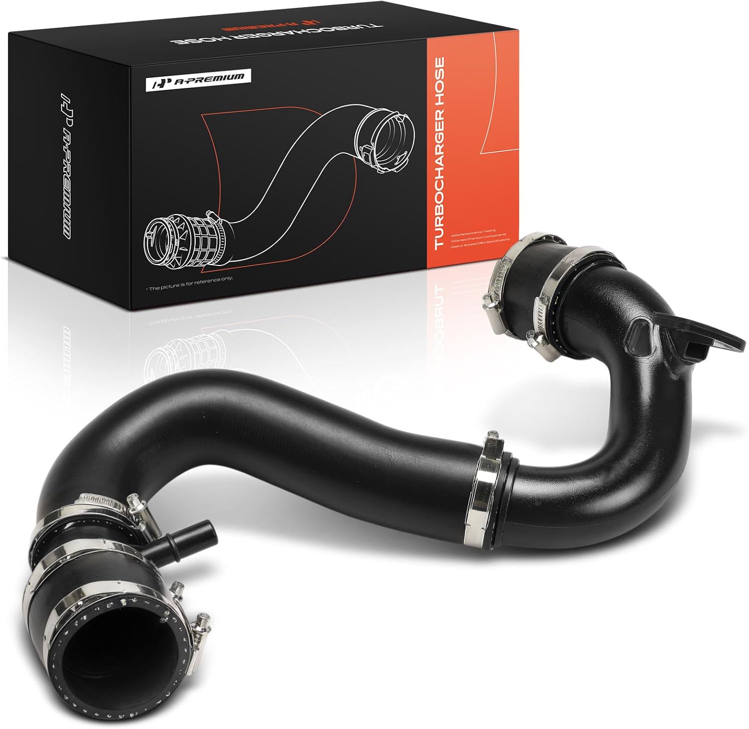 A-Premium Turbocharger Intercooler Hose Compatible with Ford Edge 2019-2024 & Lincoln Nautilus 2019-2023, 2.0L