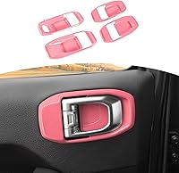 Vista 15 de RT-TCZ para Jeep JL Cubierta de Manija Interior de Puerta para Jeep Wrangler JL JLU Gladiator JT 2018-Actualidad Accesorios de Interior Amarillo 4