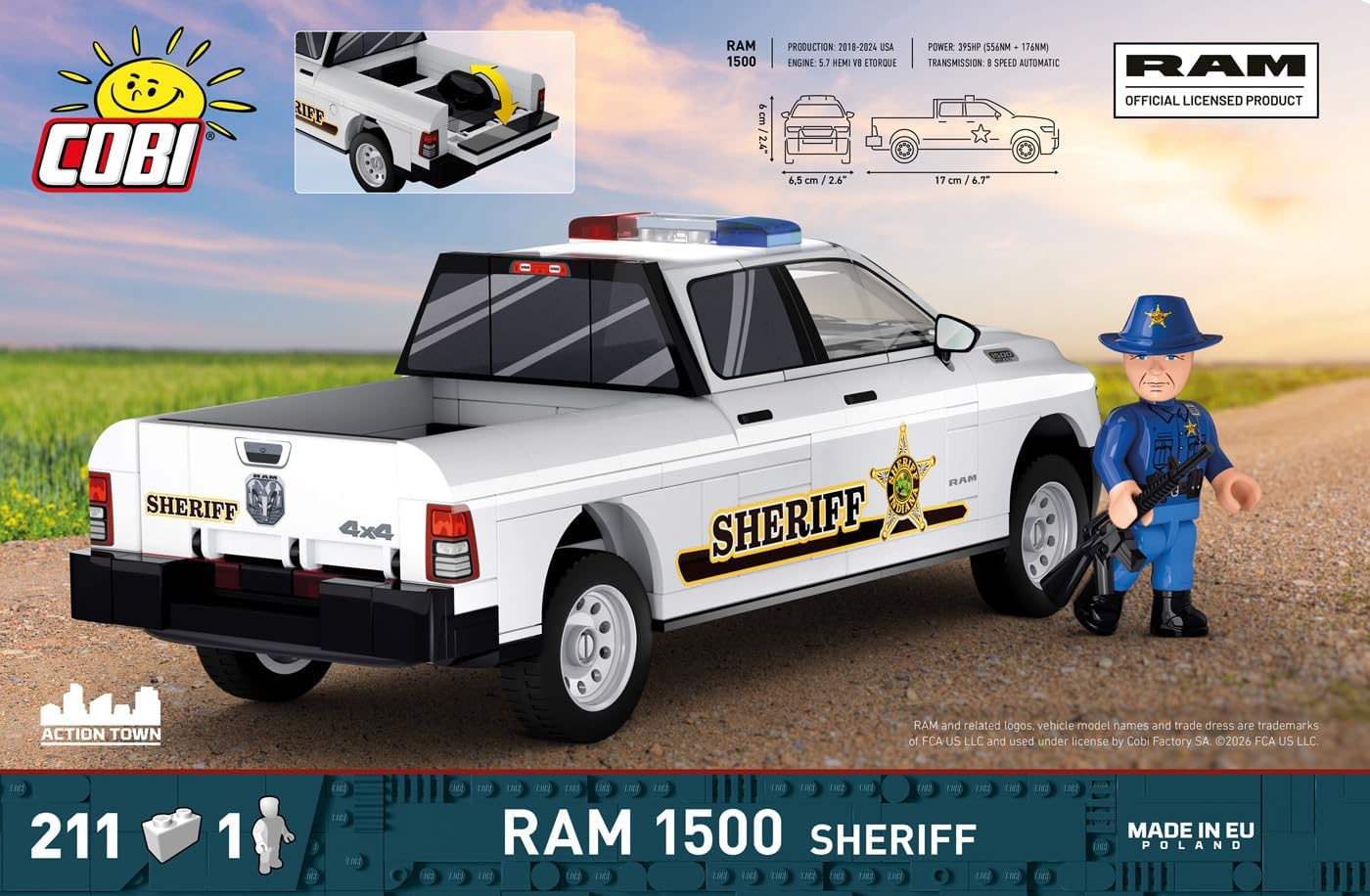 COBI RAM Hemi Sheriff, 211 Pieces