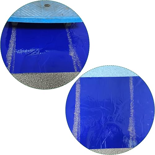 Miniatura 5 de HFS (R) 4 alfombrillas de 30 hojas adhesivas azules de 18 x 36 pulgadas para sala limpia, laboratorio, hospital, 4 alfombrillas/caja