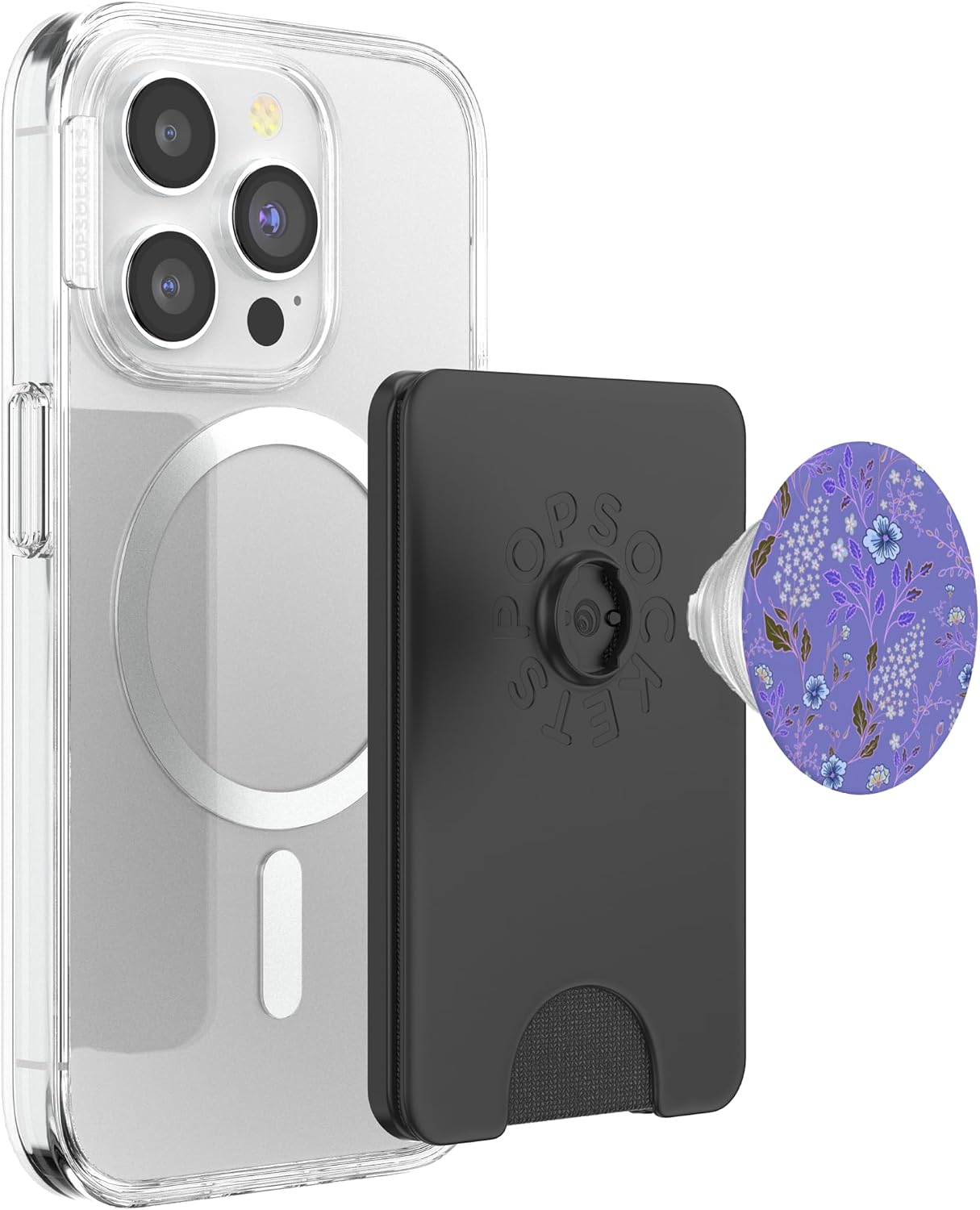 PopSockets Floral Phone Grip & Stand – Lavender Garden PopSockets PopWallet for MagSafe