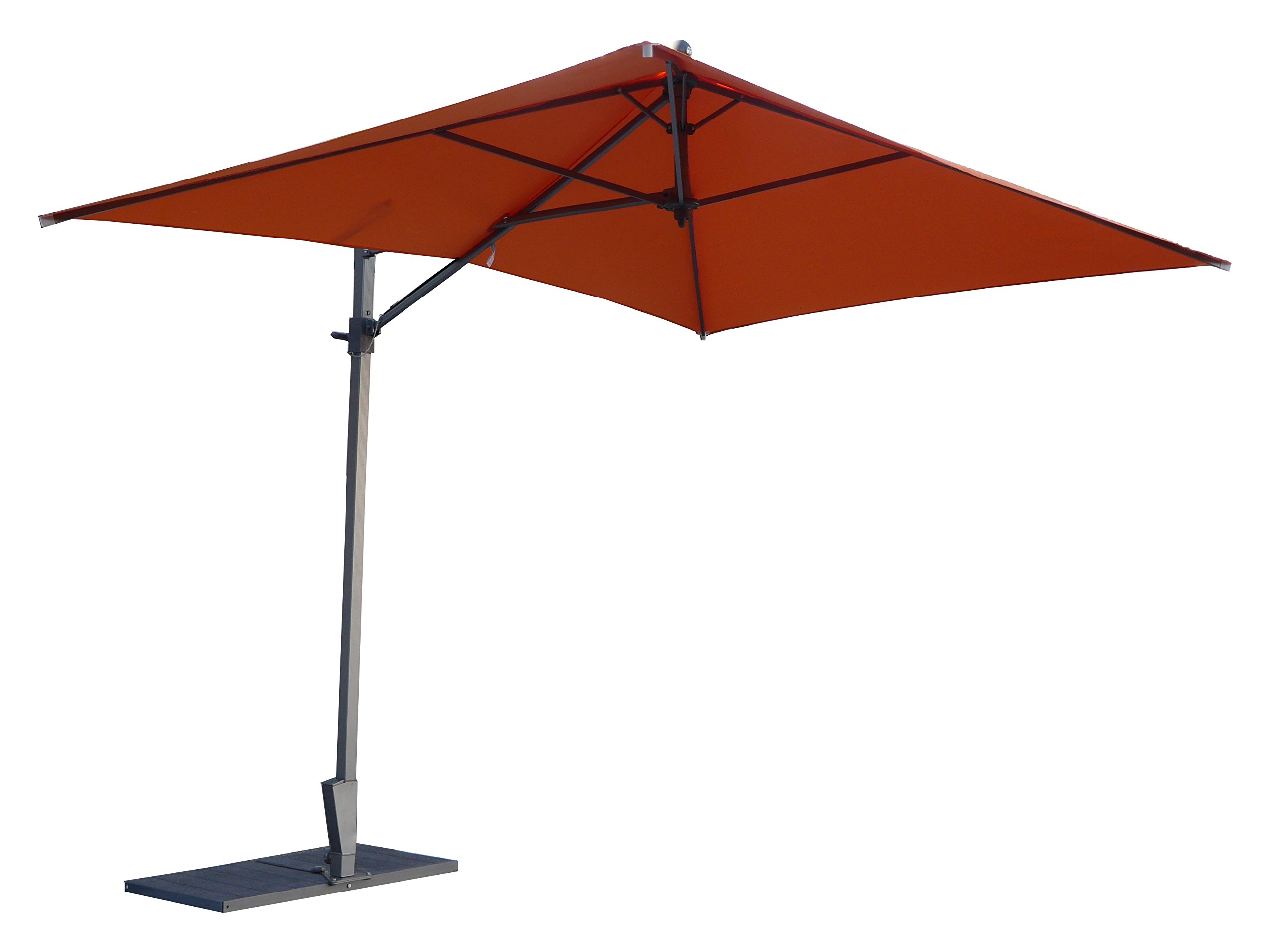 Amazon.de QUICK STAR Ampelschirm Premium Mallorca 3x3m Grau UV 50