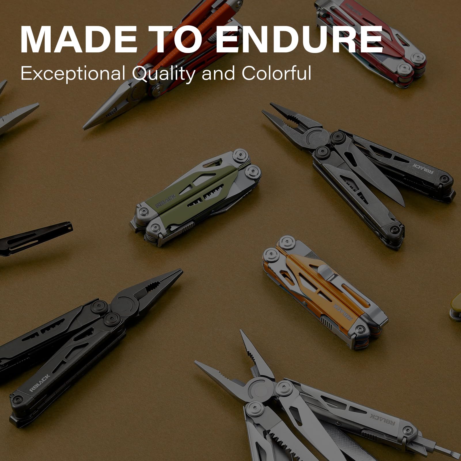 21-in-1 Hochleistungs-Multitool-Zange mit Sicherheitsverriegelung, Federschere, Nylonscheide, Premium-EDC-Kit aus Edelstahl, für Arbeit, Zuhause, Auto, Heimwerker und Outdoor-Aufgaben, Schwarz