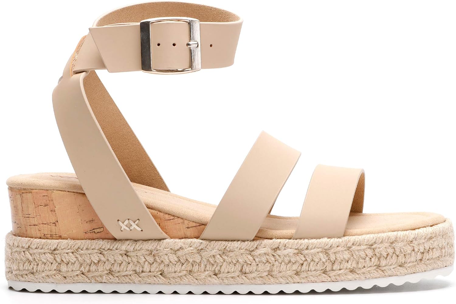 WALK PRO Women's Platform Sandals with Open Toe Adjustable Ankle Handmade Strappy Shoes