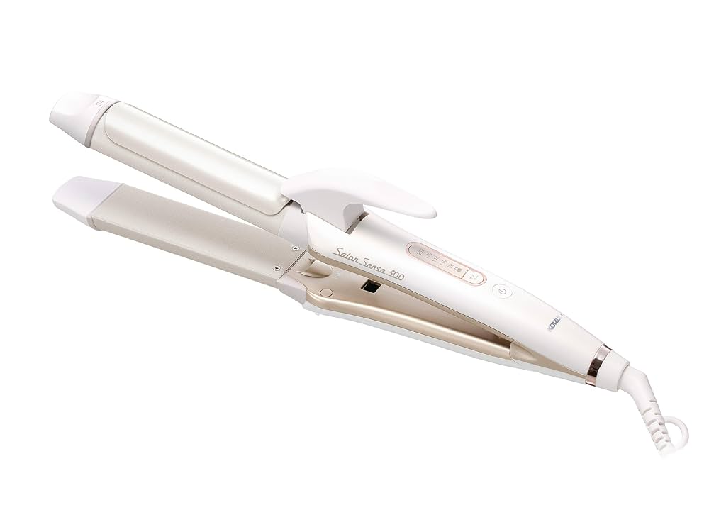 KOIZUMI ヘアアイロン サロンセンス300 KHR-7610/W 新品 Amazon | コイズミ ヘアアイロン 2WAY 34mm サロンセンス 300