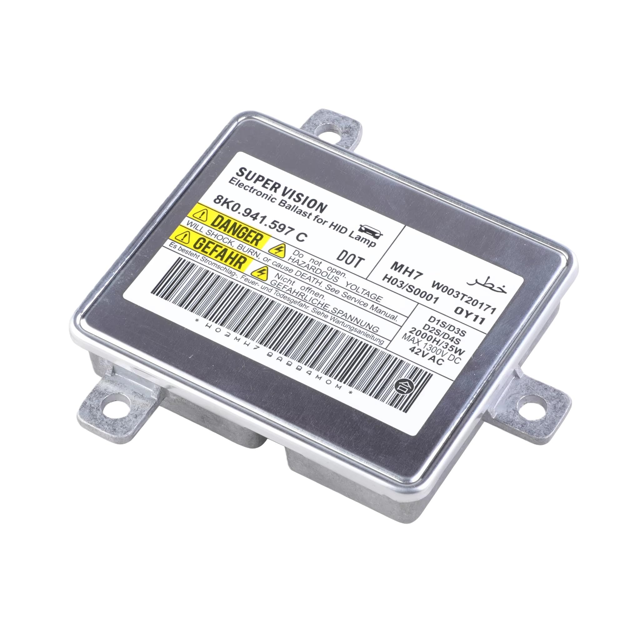 Yunll One Color Xenon Ballast 8K0941597 Car Hid Headlight Ballast Control Module 8K0941597c W3t21071 W003t21971 For A3 2008-2013 For A4 2007-2011