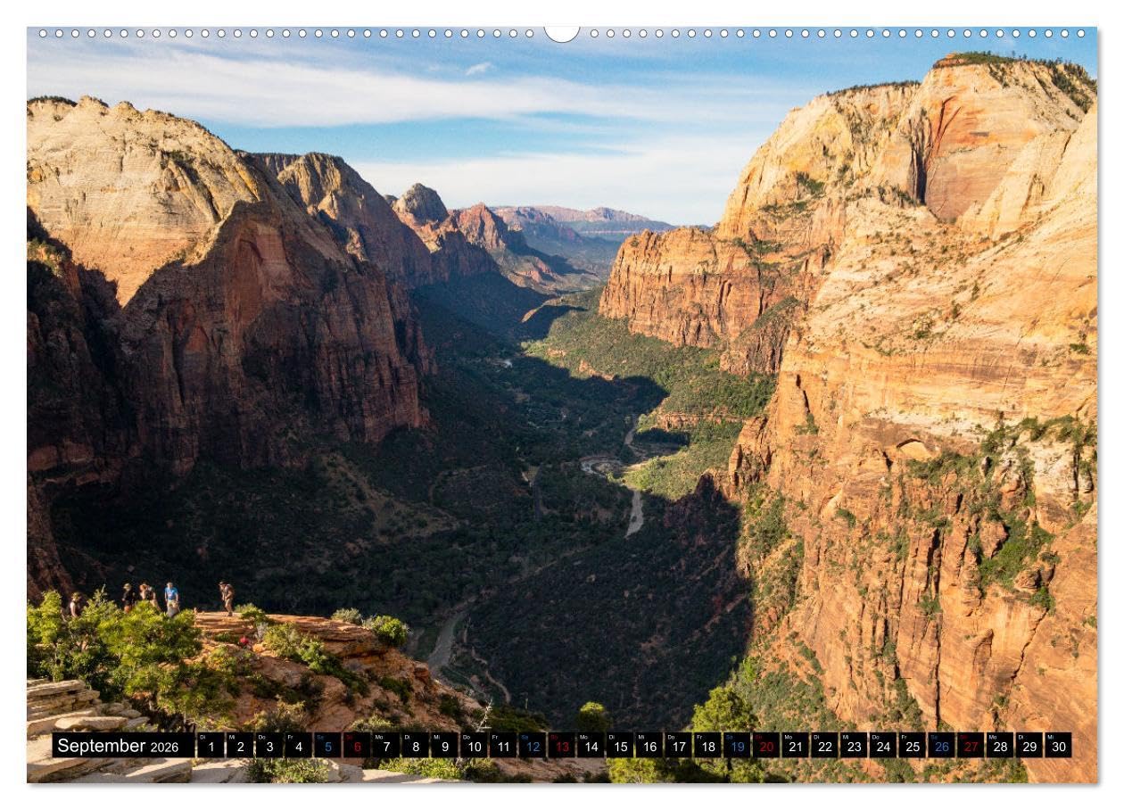 USA - Der Südwesten (Wandkalender 2026 DIN A2 quer), CALVENDO Monatskalender: Atemberaubende Aufnahmen der abwechslungreichen Landschaft im Südwesten der USA (CALVENDO Orte)