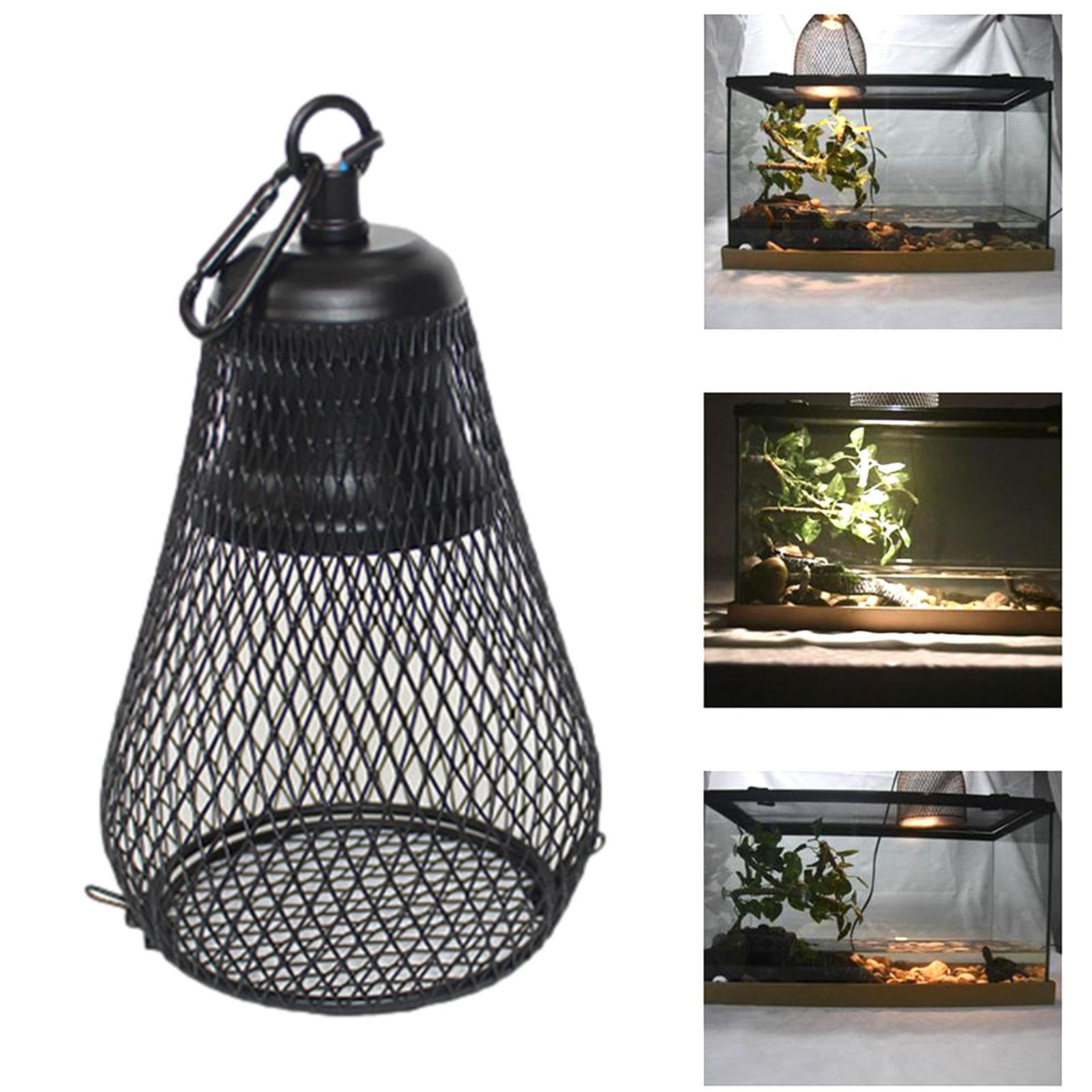 Copertura Protettiva Per Lampade Rettili - Griglia Di Sicurezza In Metallo Per Terrario - Foto 6