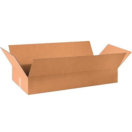 PARTNERS BRAND 36x18x6 Flat Corrugated Boxes, Flat, 36L x 18W x 6H, Pack of 15 | Shipping, Packaging, Moving, Storage Box for Home or Business, Strong Wholesale Bulk Boxes