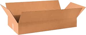 BOX USA 30x20x6 Flat Corrugated Boxes, Flat, 30L X 20W X-780630