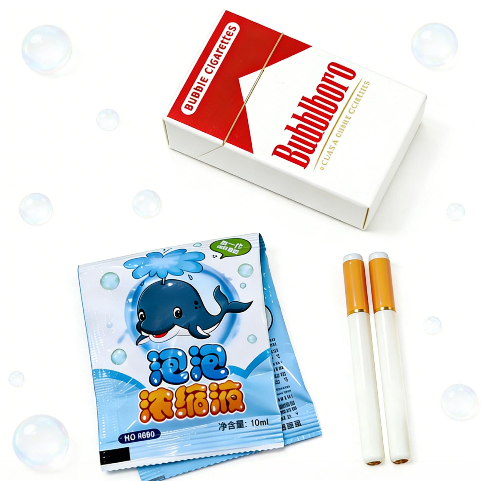 bubble cigarette pack Pack,Box Bubble Toy,Funny Mini Bubble Blower Stick Toy for Relaxation Party Gift (0531) (1) (Paoyan-1pcs) : Toys & Games perfect for anyone who remembers the glory days of pretending to be a rebellious kid—without any of the actual trouble Bubble Cigarette Stress Relief Toy