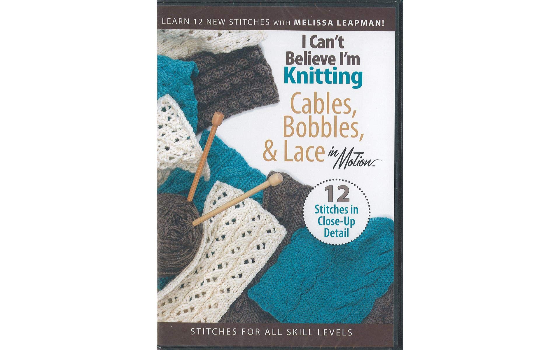 I Can't Believe I'm Knitting Cables, Bobbins & Lace(Leisure Arts #4318) [Import] [DVD]
