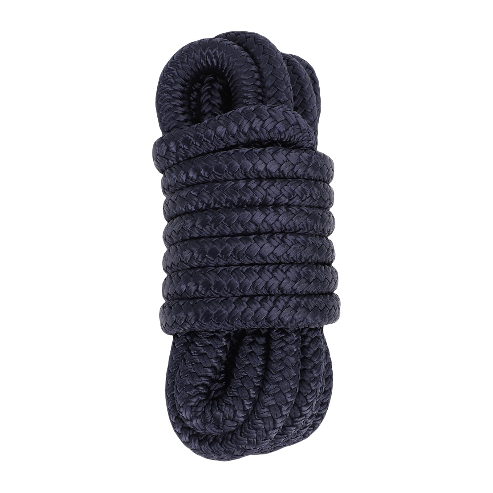 Boat Dock Line. 1/2"x15' Double Braided Nylon Mooring Rope 12" Loop Marine โ image 1