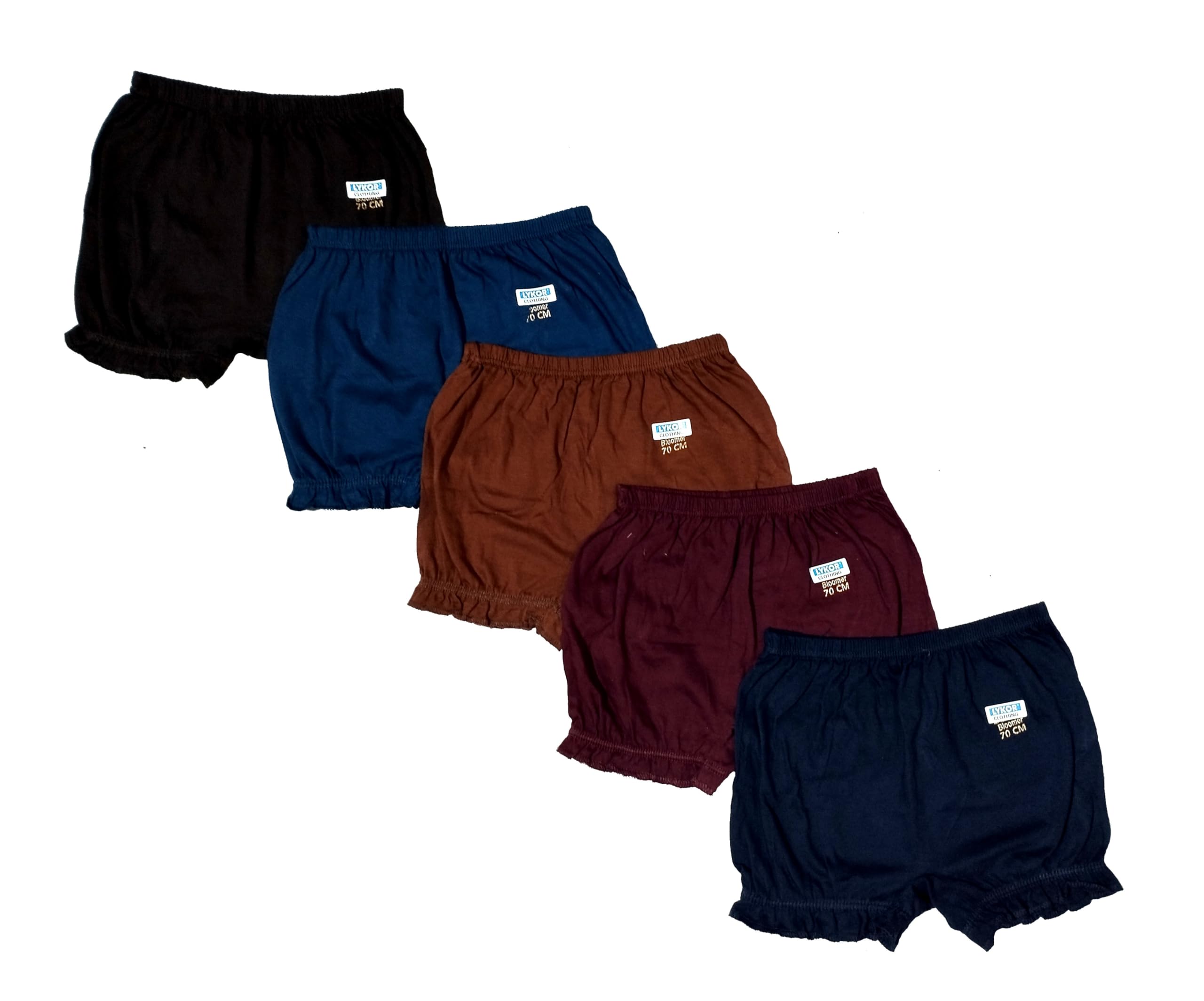 lykor Women Boyshorts Underwear Cotton Panties Stretch Boxer Brief Pack of 5-picture-24