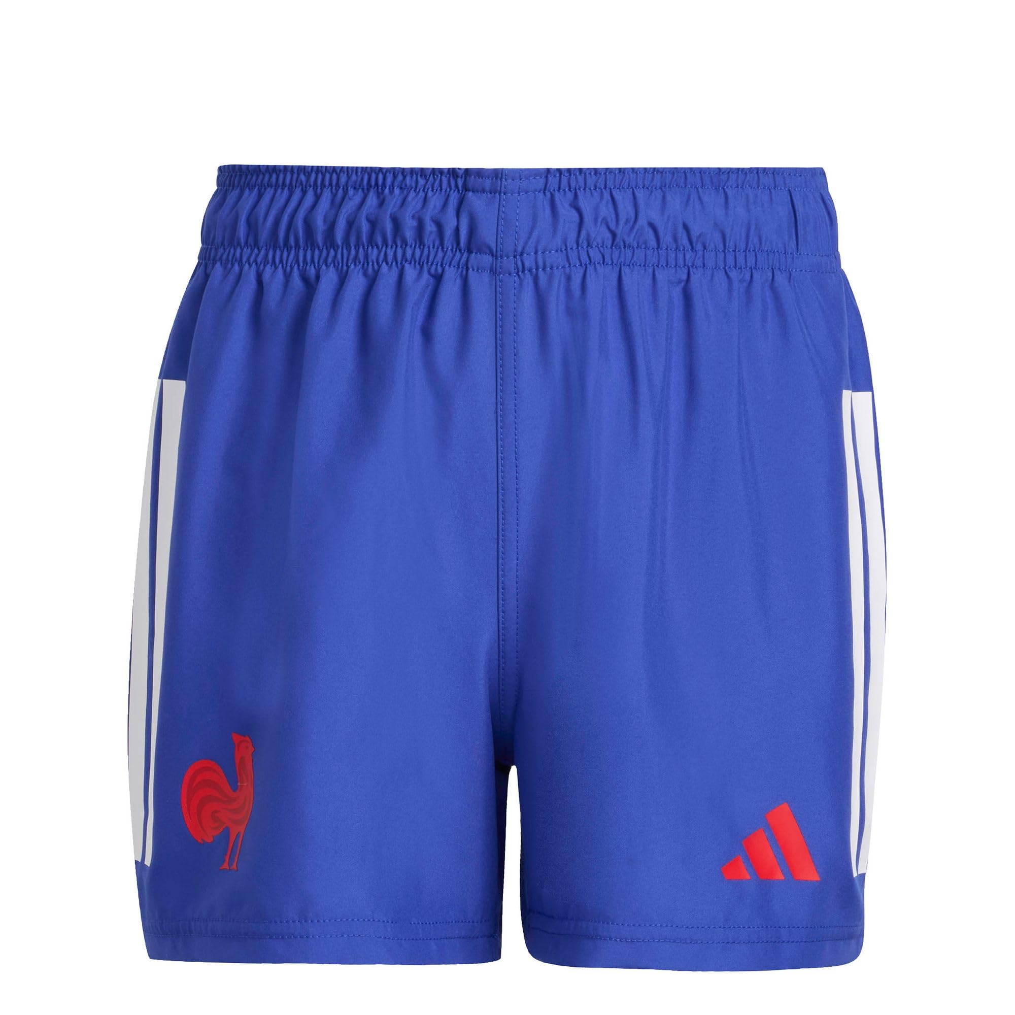 adidas Boy's France Rugby Match Short Youth Shorts, semi Lucid Blue, 11-12 Years