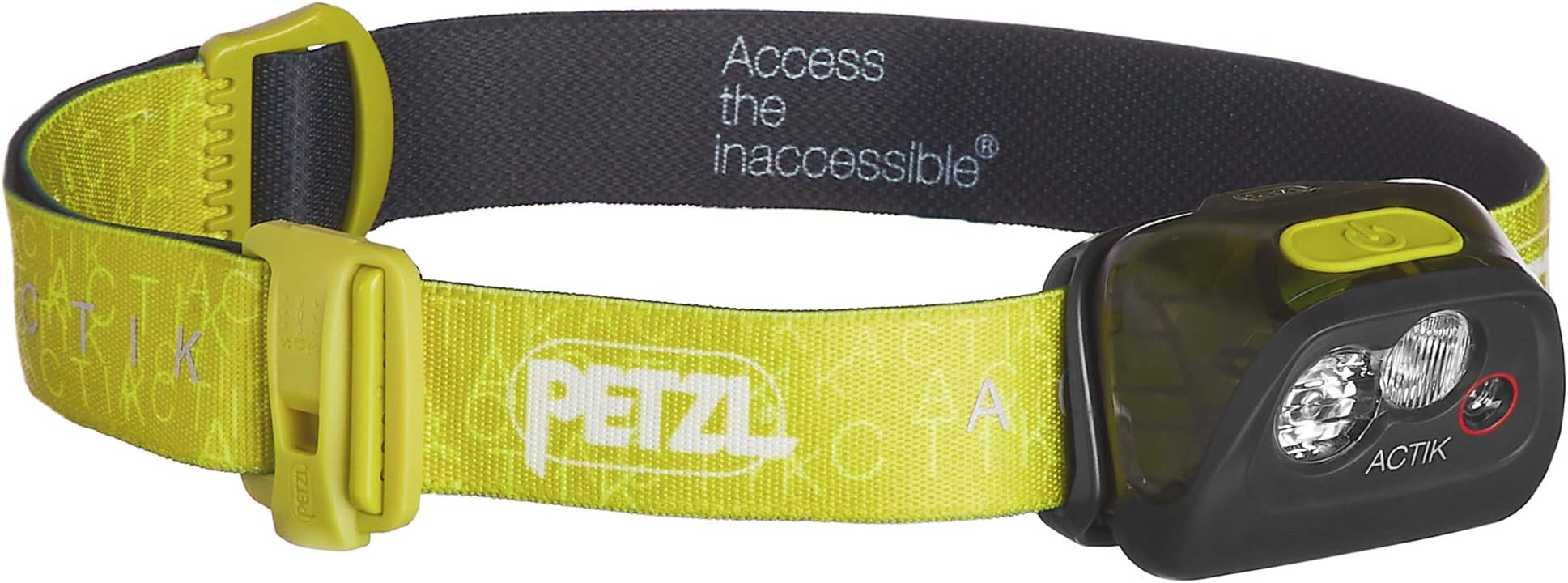 Petzl - ACTIK Headlamp, 300 Lumens, Active Lighting, Red