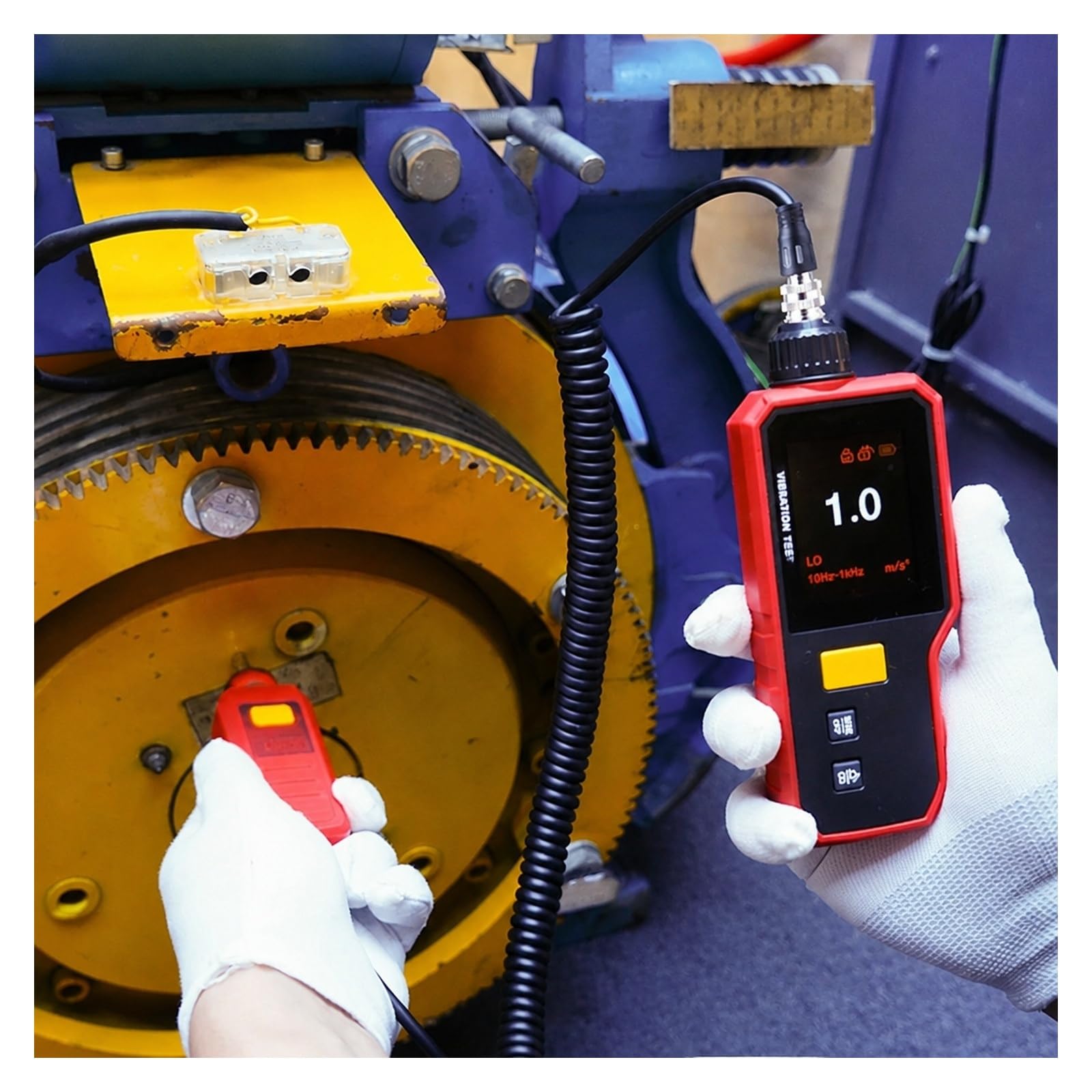 Vibratomètre Portatif, Vibromètre Numérique UT312A