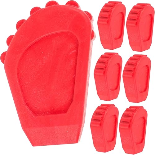 Tambor Pies de goma 6 unids kit de tambor de práctica esteras de soporte de tambor estera de tambor protector de tambor taburete de pierna