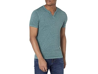 Lucky Brand Burnout Button Notch Shirt Men