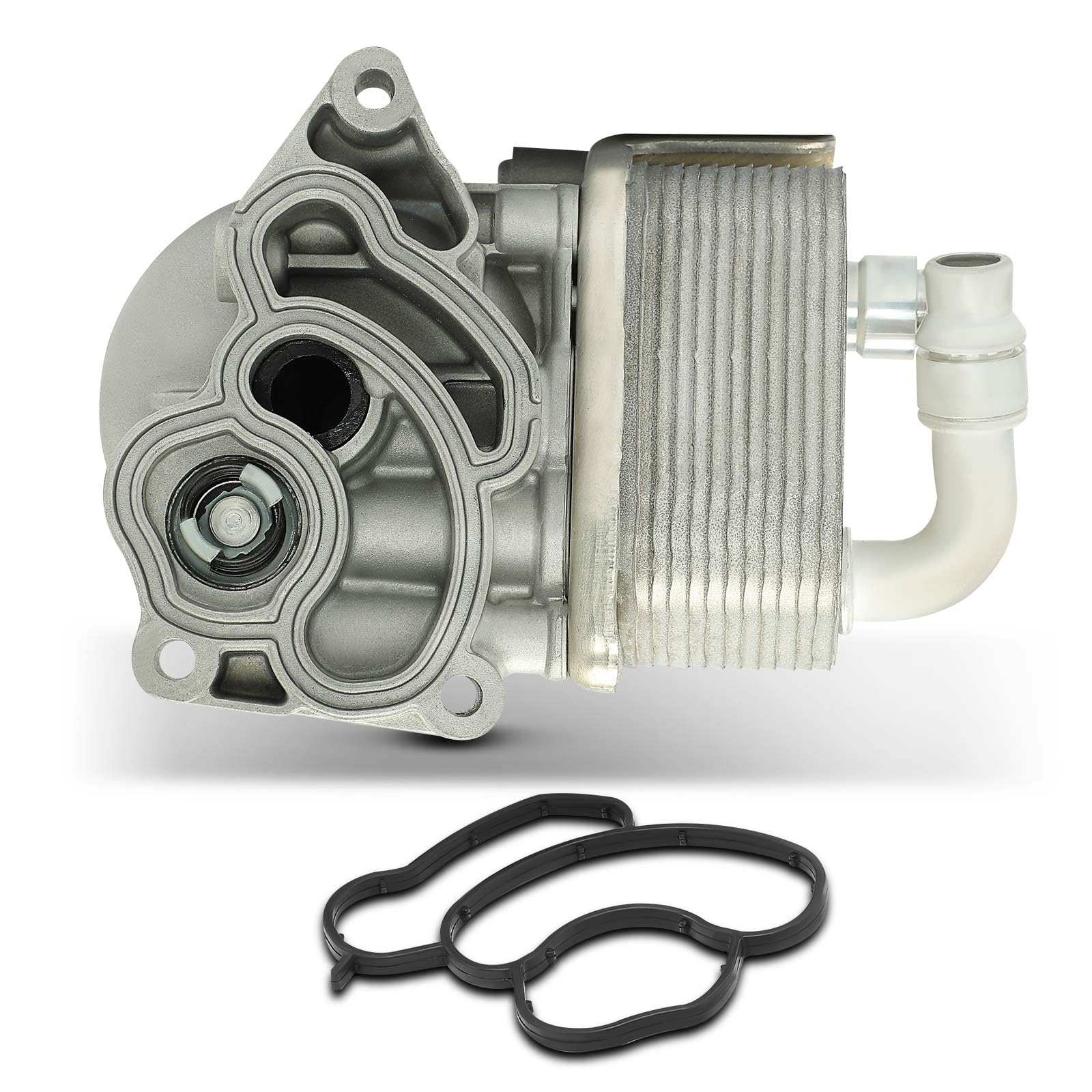 Frankberg Enfriador de aceite aceite de motor refrigerado por agua con | Compatible con: Serie 3 E46, Serie 1 Convertible E88, Serie 3 Convertible E46, Serie 3 Coupé E46, Serie 3 Touring E91